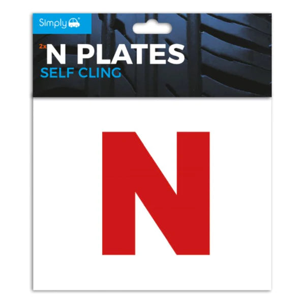 Simply 2 x N Plates Self Cling