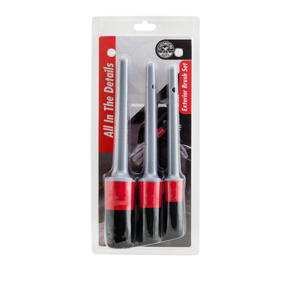 Chemical Guys All In The Details Brush Set Exterior (3 Pce) - WWW.PLANETAUTO.IE