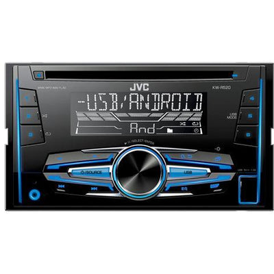 JVC KW-R520 2 Din CD Receiver with front AUX/USB Input - WWW.PLANETAUTO.IE