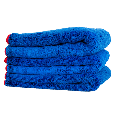 Chemical Guys Fluffer Miracle Supra Microfiber Towel Blue 16"x24" 3 Pack - WWW.PLANETAUTO.IE