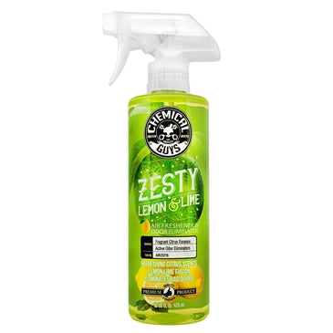 Chemical Guys Zesty Lemon Lime Scent Premium Air Freshener and Odor Eliminator 473ml - WWW.PLANETAUTO.IE