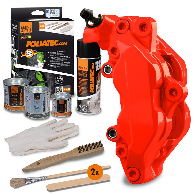 Foliatec Brake Caliper Paint Kit Neon Red – WWW.