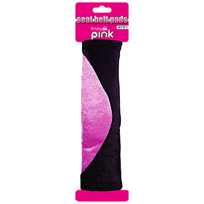 Simply Pink Seat Belt Pads (2 Pk) - WWW.PLANETAUTO.IE
