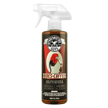 Chemical Guys Rides and Coffee Scent Premium Air Freshener and Odor Eliminator 473ml - WWW.PLANETAUTO.IE
