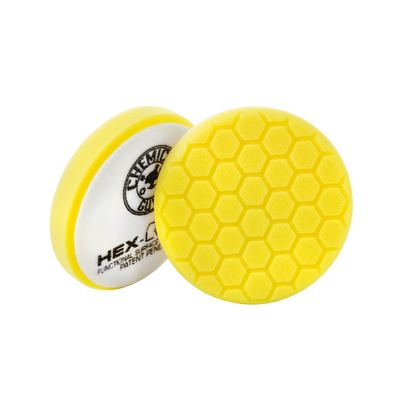 Chemical Guys Hex-Logic Yellow Heavy Cutting Pad 5.5" - WWW.PLANETAUTO.IE