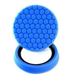 Chemical Guys 7.5″ Self Center Hex-Logic Blue Light Cleaning Pad - WWW.PLANETAUTO.IE