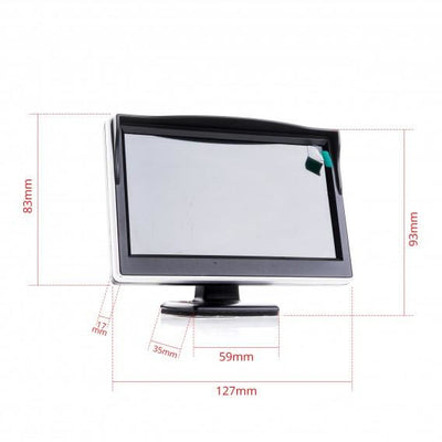Vehicle LCD Screen 5" 800x480 - WWW.PLANETAUTO.IE