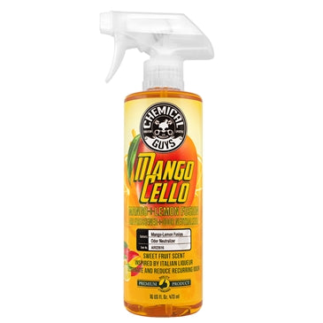 Chemical Guys MangoCello Scent Premium Air Freshener & Odor Eliminator 473ml - WWW.PLANETAUTO.IE