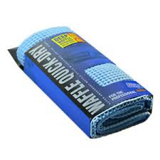 Martin Cox Waffle Quick-Dry Blue Microfibre Drying Towel - WWW.PLANETAUTO.IE