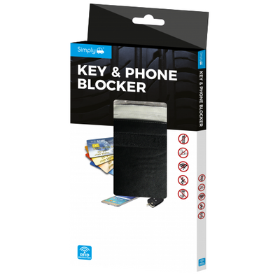 Simply Brands Key and Phone Blocker RFID Pouch - WWW.PLANETAUTO.IE