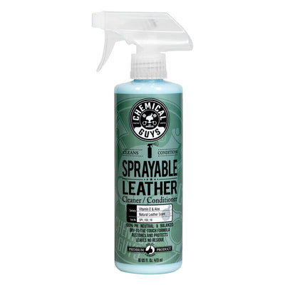 Chemical Guys Sprayable Leather Cleaner & Conditioner In One 473ml - WWW.PLANETAUTO.IE