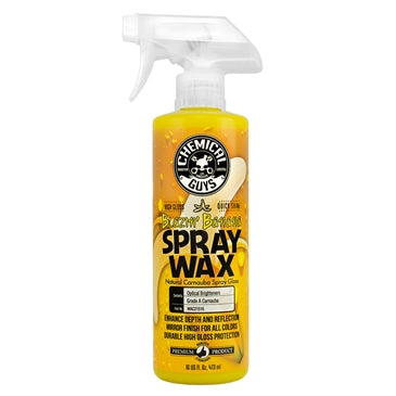 Chemical Guys Blazin' Banana Spray Wax Natural Carnauba Spray Gloss 473ml - WWW.PLANETAUTO.IE