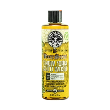 Chemical Guys Beer Scent Snow Foam Auto Wash Cleanser 473ml - WWW.PLANETAUTO.IE