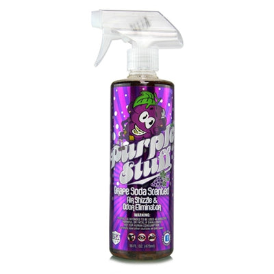 Chemical Guys Purple Stuff Grape Soda Scented Air Shizzle and Odor Eliminator 473ml - WWW.PLANETAUTO.IE