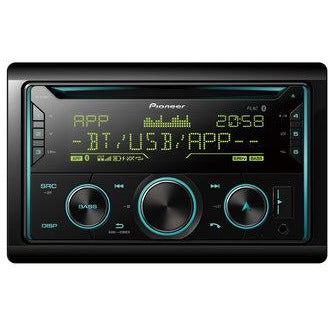 Pioneer FH-S720BT 2-DIN CD Tuner with Bluetooth, multi colour illumination, USB, Spotify, Pioneer Smart Sync App and compatible with Apple and Android devices - WWW.PLANETAUTO.IE
