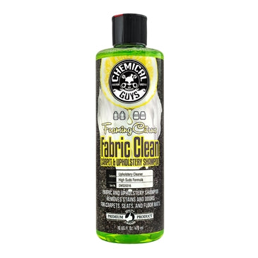 Chemical Guys Foaming Citrus Fabric Clean Carpet and Upholstery Shampoo 473ml - WWW.PLANETAUTO.IE