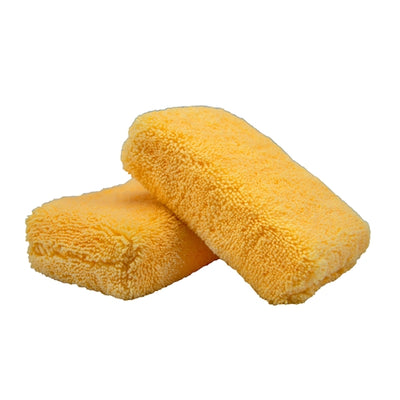 Chemical Guys Orange Thick Microfibre Applicator 2 Pack - WWW.PLANETAUTO.IE