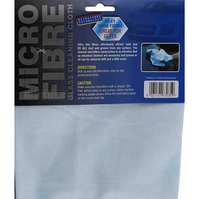 Martin Cox Microfibre Glass Cleaning Cloth - WWW.PLANETAUTO.IE