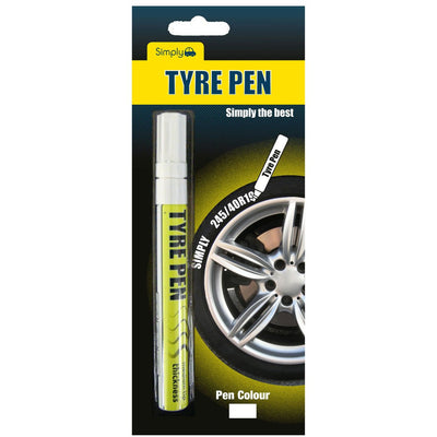 Simply White Tyre Pen - WWW.PLANETAUTO.IE